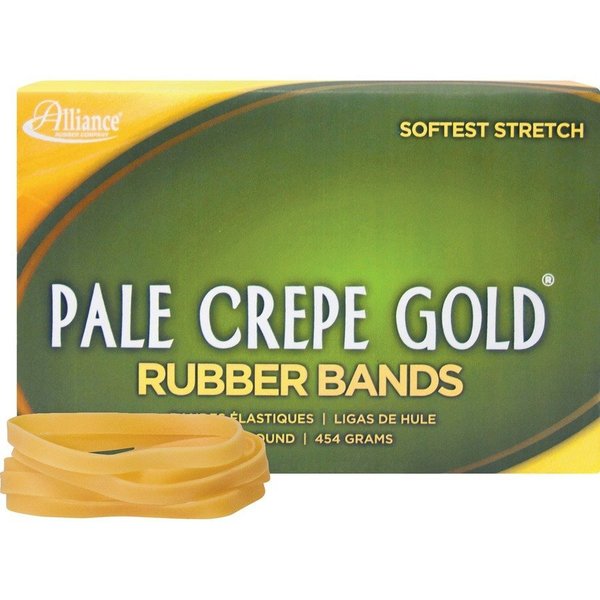 Alliance Rubber Rubber Bands, Size 64, 1lb, 3-1/2"x1/4", Approx. 490/BX, NL ALL20645